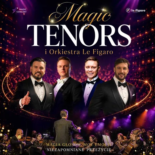 Magic Tenors i orkiestra Le Figaro
